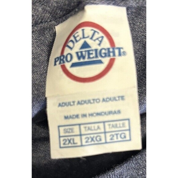 NEBRASKA CORNHUSKERS Gray T-Shirt Football Men's 2XL 50% Cotton 50% Polyester - Picture 5 of 6